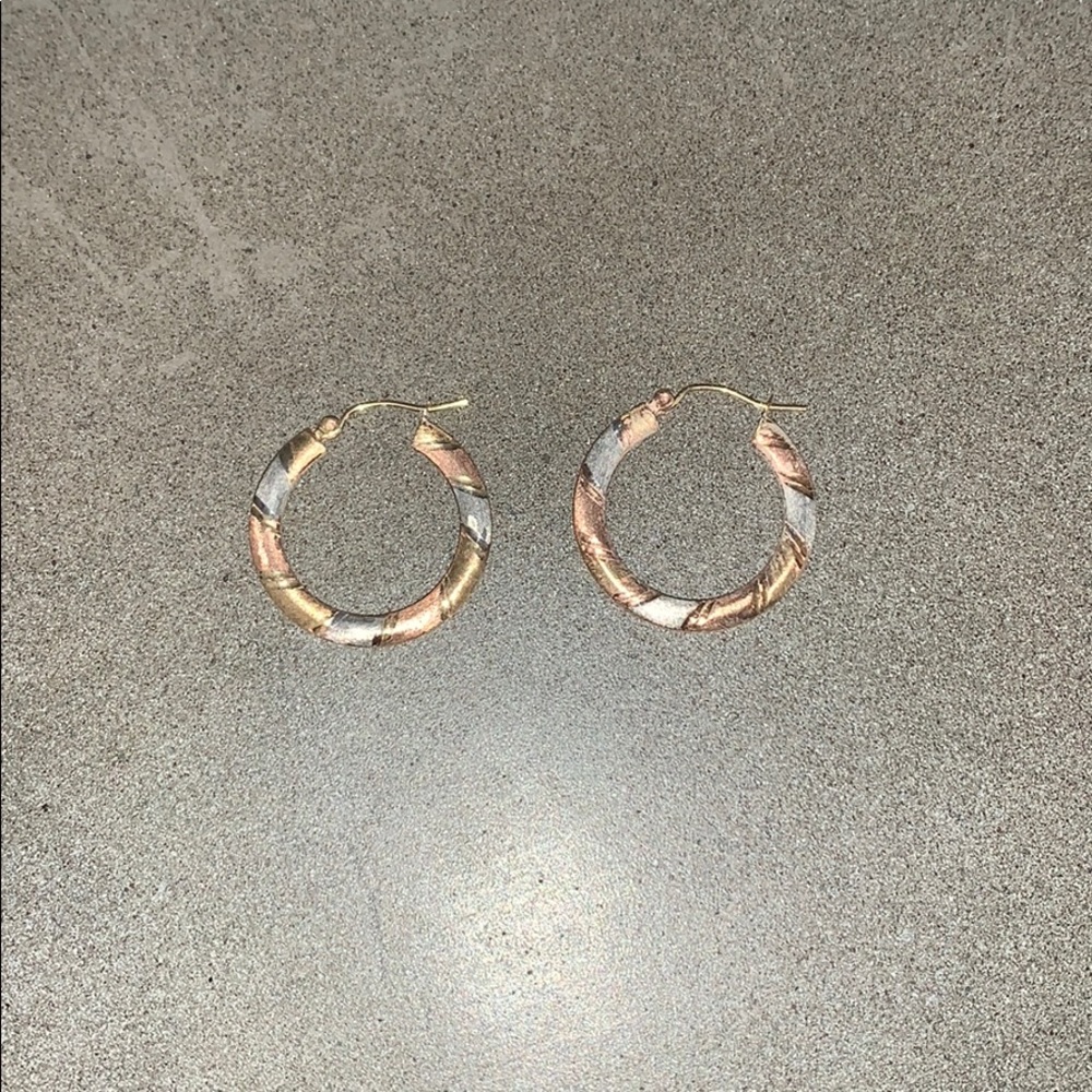 10K gold earrings